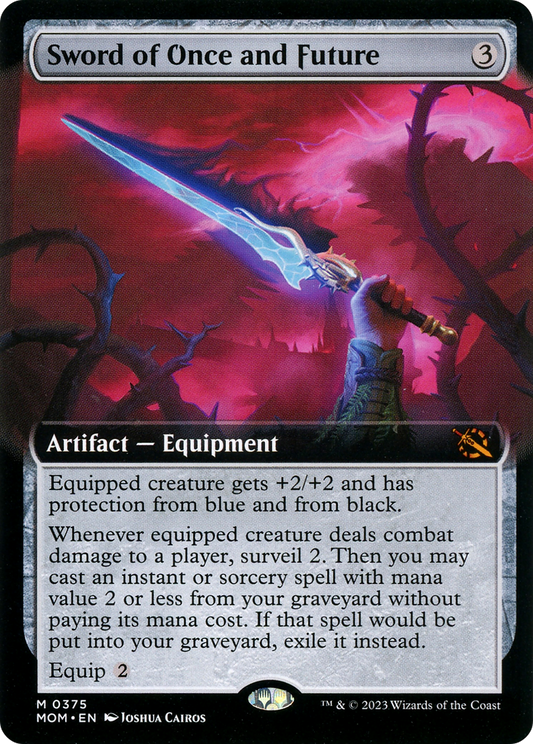 Sword of Once and Future (MOM-375) - March of the Machine: (Extended Art) Foil