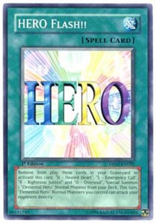 HERO Flash!! (DP03-EN020) - Duelist Pack 3: Jaden Yuki 2 Unlimited