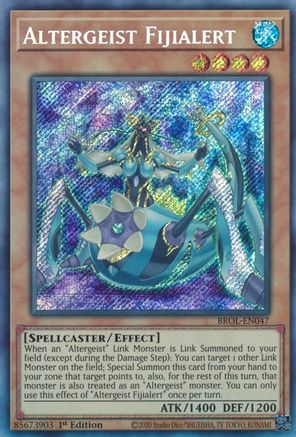 Altergeist Fijialert (BROL-EN047) - Brothers of Legend 1st Edition