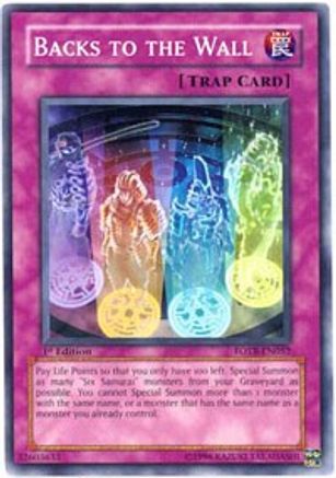 Backs to the Wall (FOTB-EN052) - Force of the Breaker Unlimited
