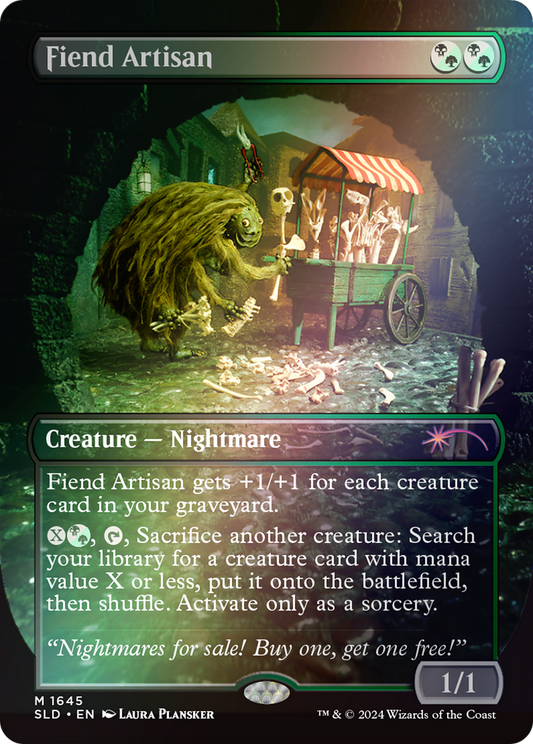 Fiend Artisan (SLD-1645★) - Secret Lair Drop (Borderless) Foil