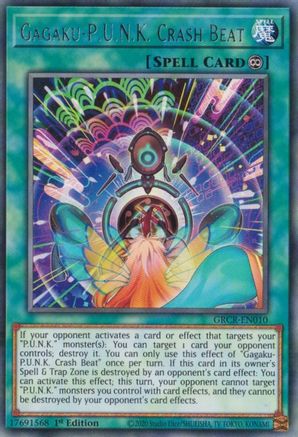 Gagaku-P.U.N.K. Crash Beat (GRCR-EN010) - The Grand Creators 1st Edition