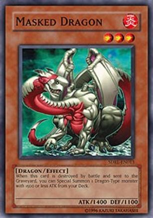 Masked Dragon (SDRL-EN013) - Structure Deck: Rise of the Dragon Lords 1st Edition