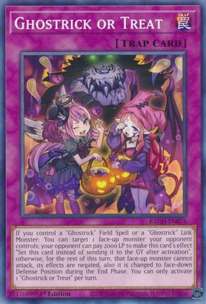 Ghostrick or Treat (BACH-EN076) - Battle of Chaos 1st Edition