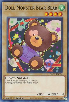 Doll Monster Bear-Bear (BACH-EN094) - Battle of Chaos 1st Edition