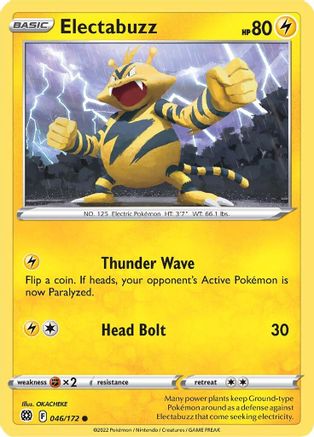 Electabuzz 046/172  SWSH09 Brilliant Stars - Common