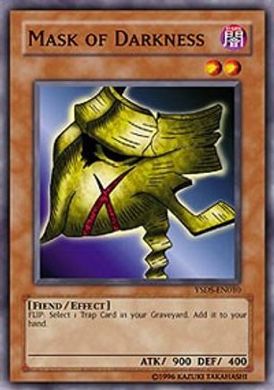 Mask of Darkness (YSDS-EN010) - Starter Deck: Syrus Truesdale 1st Edition