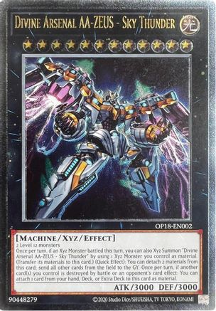 Divine Arsenal AA-ZEUS - Sky Thunder (UTR) (OP18-EN002) - OTS Tournament Pack 18 Unlimited