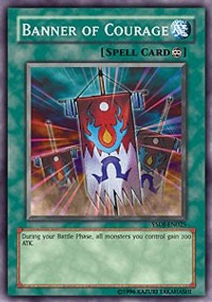 Banner of Courage (YSDJ-EN025) - Starter Deck: Jaden Yuki 1st Edition