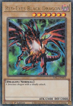 Red-Eyes Black Dragon (Duel Terminal) (HAC1-EN003) - Hidden Arsenal: Chapter 1 1st Edition