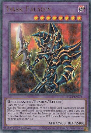 Dark Paladin (Duel Terminal) (HAC1-EN018) - Hidden Arsenal: Chapter 1 1st Edition