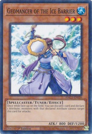 Geomancer of the Ice Barrier (Duel Terminal) (HAC1-EN036) - Hidden Arsenal: Chapter 1 1st Edition