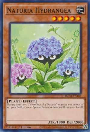 Naturia Hydrangea (HAC1-EN107) - Hidden Arsenal: Chapter 1 1st Edition