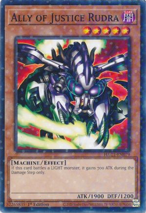 Ally of Justice Rudra (Duel Terminal) (HAC1-EN079) - Hidden Arsenal: Chapter 1 1st Edition