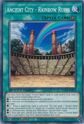 Ancient City - Rainbow Ruins (SGX1-ENF10) - Speed Duel GX: Duel Academy Box 1st Edition