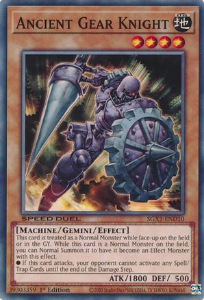 Ancient Gear Knight (SGX1-END10) - Speed Duel GX: Duel Academy Box 1st Edition