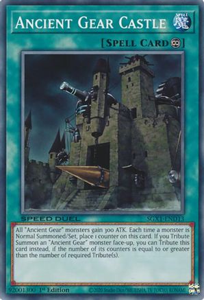 Ancient Gear Castle (SGX1-END13) - Speed Duel GX: Duel Academy Box 1st Edition