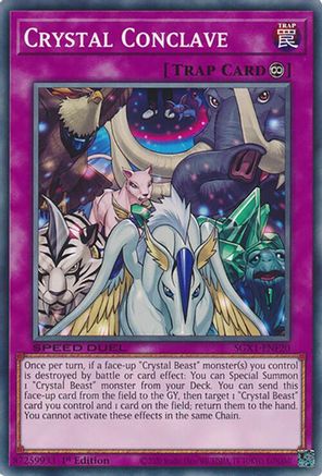 Crystal Conclave (SGX1-ENF20) - Speed Duel GX: Duel Academy Box 1st Edition