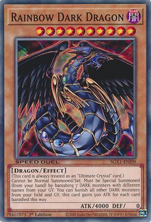 Rainbow Dark Dragon (SGX1-ENI09) - Speed Duel GX: Duel Academy Box 1st Edition