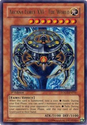 Arcana Force XXI - The World (LODT-EN016) - Light of Destruction 1st Edition