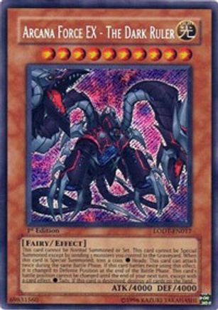Arcana Force EX - The Dark Ruler (LODT-EN017) - Light of Destruction 1st Edition