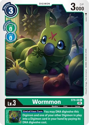 Wormmon (ST9-08) - Starter Deck 09: Ultimate Ancient Dragon