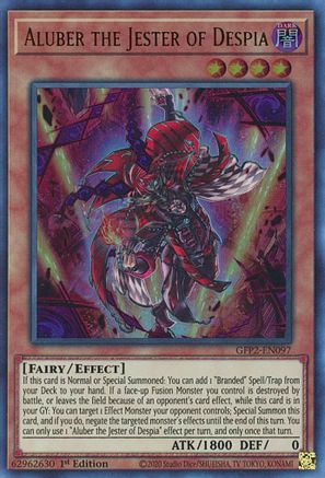 Aluber the Jester of Despia (GFP2-EN097) - Ghosts From the Past: The 2nd Haunting 1st Edition