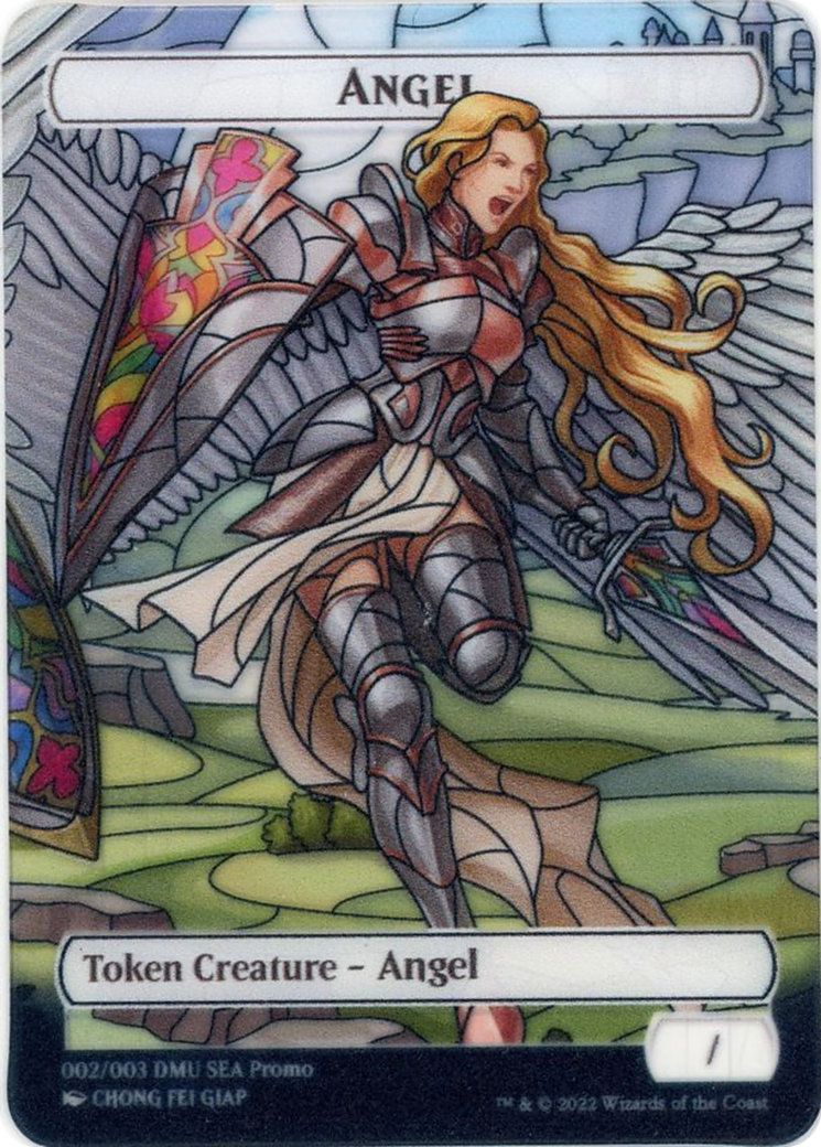Angel (PTDMU-002) - Dominaria United Southeast Asia Tokens: (Full Art)