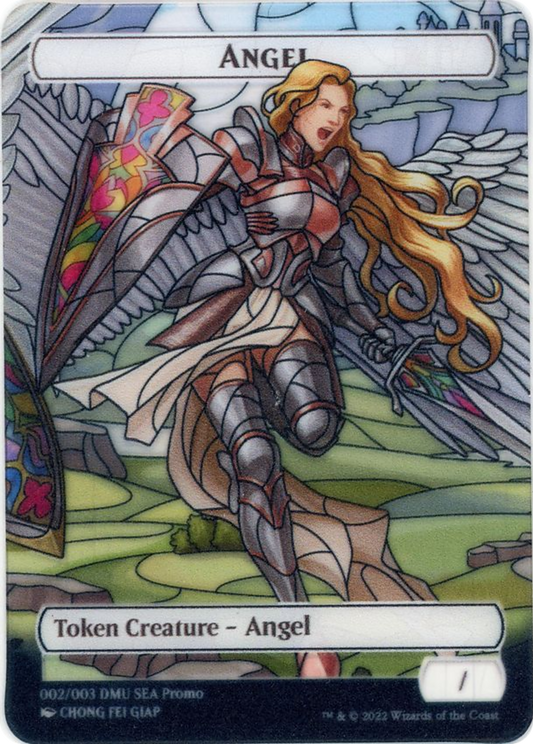 Angel (PTDMU-002) - Dominaria United Southeast Asia Tokens: (Full Art)