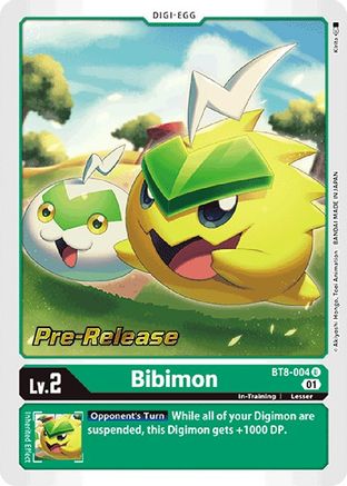 Bibimon (BT8-004) - New Awakening Pre-Release Cards Foil