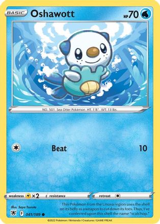 Oshawott 041/189  SWSH10 Astral Radiance - Common