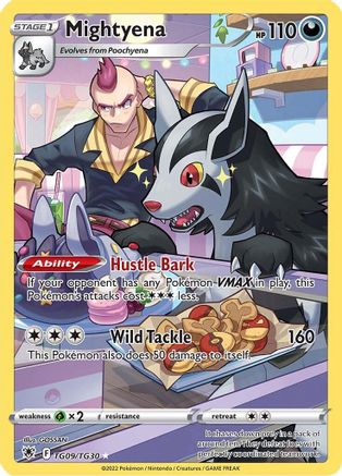 Mightyena TG09/TG30  - Holofoil SWSH10 Astral Radiance Trainer Gallery - Ultra Rare
