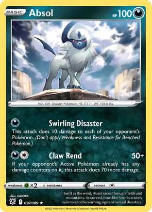 Absol 097/189  Deck Exclusives - Rare