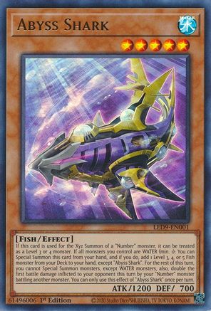 Abyss Shark (LED9-EN001) - Legendary Duelists: Duels From the Deep 1st Edition