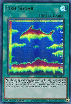 Fish Sonar (LED9-EN020) - Legendary Duelists: Duels From the Deep 1st Edition