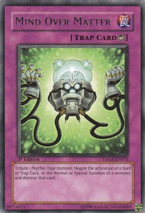 Mind Over Matter (TDGS-EN073) - The Duelist Genesis 1st Edition
