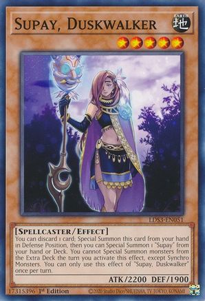 Supay, Duskwalker (LDS3-EN051) - Legendary Duelists: Season 3 1st Edition