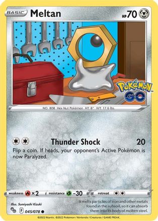 Meltan 045/078  Pokemon GO - Common