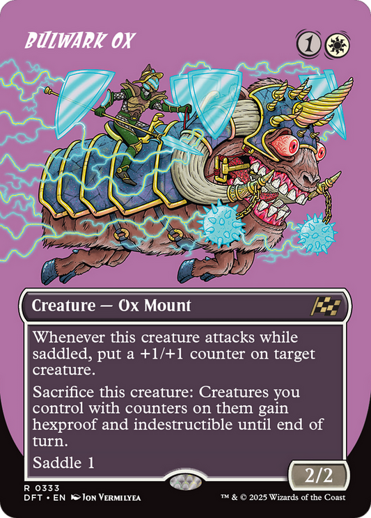 Bulwark Ox (DFT-333) - Aetherdrift (Borderless) Foil