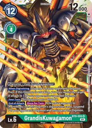 GrandisKuwagamon (BT9-055) - X Record Foil