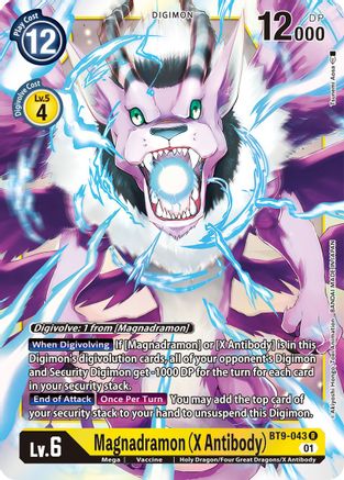 Magnadramon (X Antibody) (BT9-043) - X Record Foil