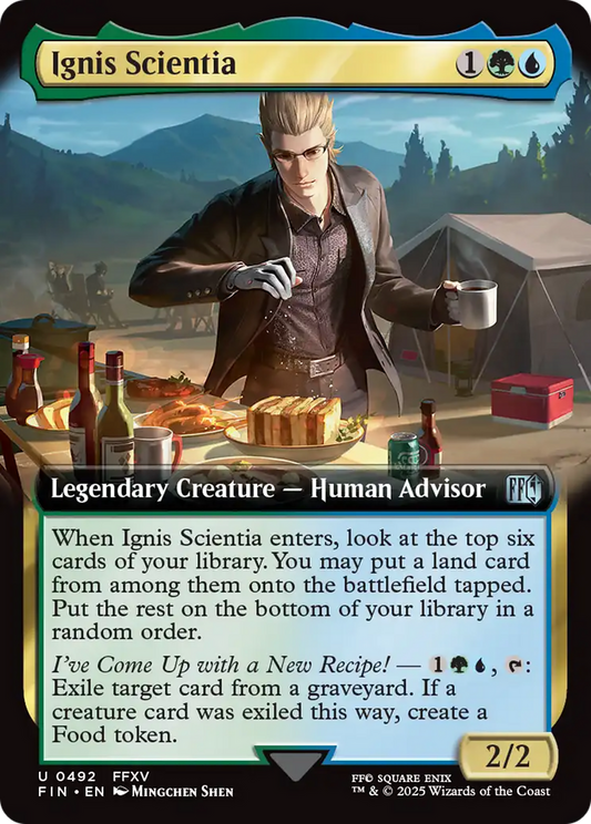 Ignis Scientia (Extended Art) (FIN-492) - FINAL FANTASY Foil