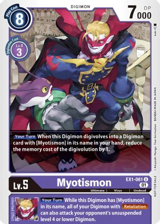 Myotismon (Winner Pack X Record) (EX1-061) - Classic Collection