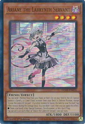 Ariane the Labrynth Servant (TAMA-EN016) - Tactical Masters 1st Edition