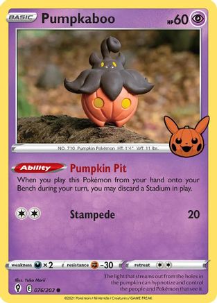 Pumpkaboo 076/203  Trick or Trade BOOster Bundle - Promo