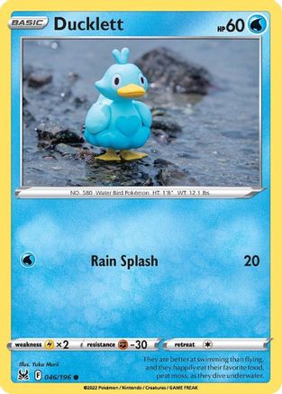 Ducklett 046/196  SWSH11 Lost Origin - Common