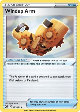 Windup Arm 170/196  SWSH11 Lost Origin - Uncommon