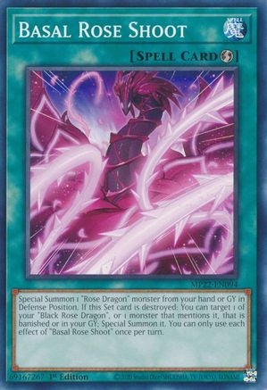 Basal Rose Shoot (MP22-EN094) - 2022 Tin of the Pharaoh's Gods 1st Edition