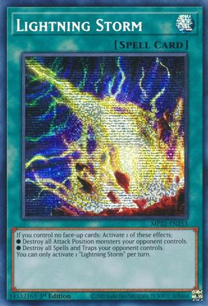 Lightning Storm (MP22-EN253) - 2022 Tin of the Pharaoh's Gods 1st Edition