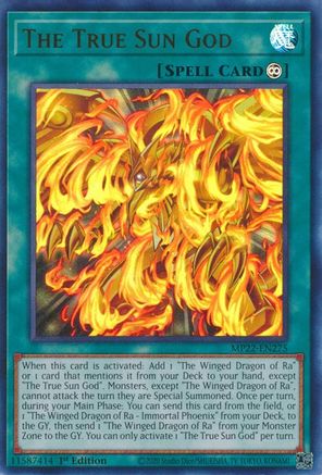 The True Sun God (MP22-EN275) - 2022 Tin of the Pharaoh's Gods 1st Edition